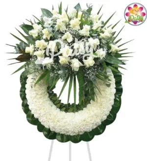 CORONA FÚNEBRE "No te Olvidare"