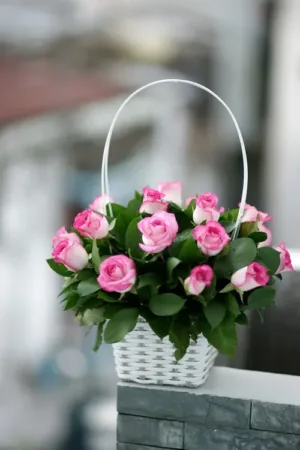 CANASTA FLORAL "Hermosa Mía"
