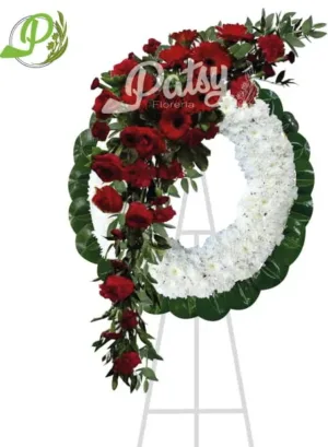 CORONA FÚNEBRE "Lazos de Amor"