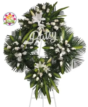 CORONA FUNEBRE  "4 Tiempos"